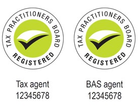 Registered symbol example
