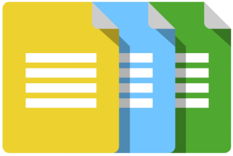 Colour sheets of paper