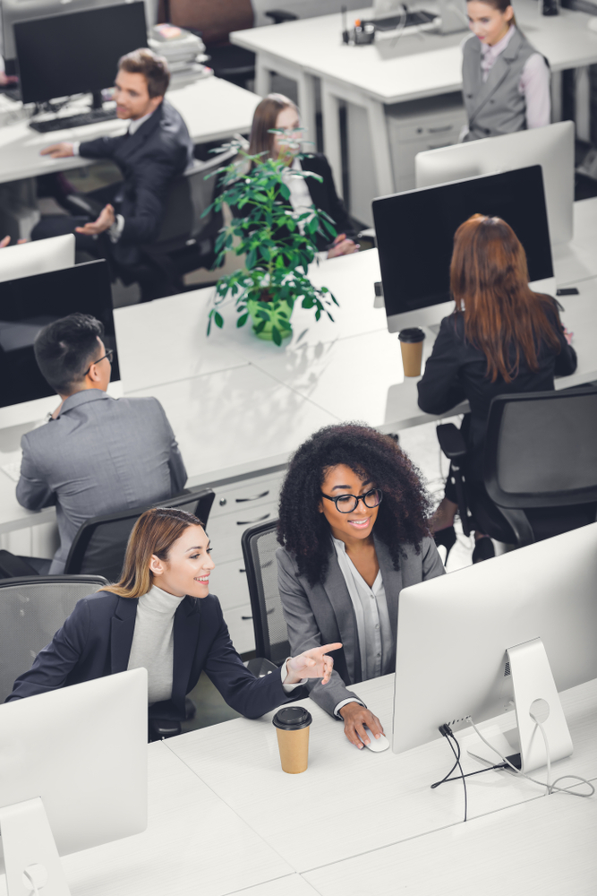 Staff in an office environment