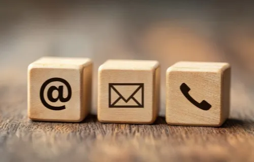 Contact details blocks